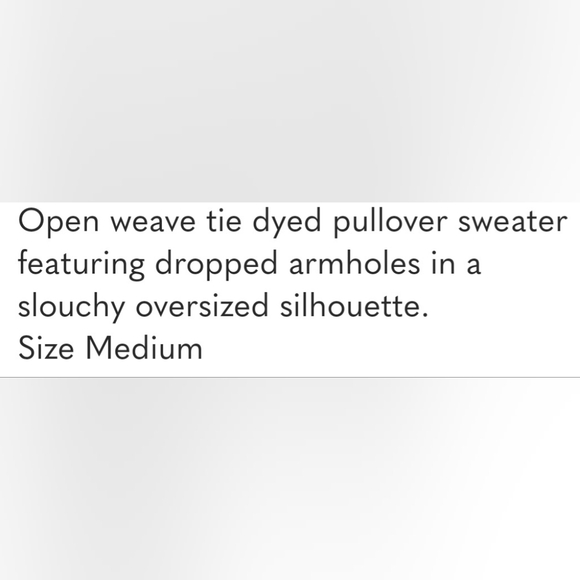 Free People- Tie Dye Women's Crochet Top in Cream and Purple- EUC Sz M - Picture 5 of 8